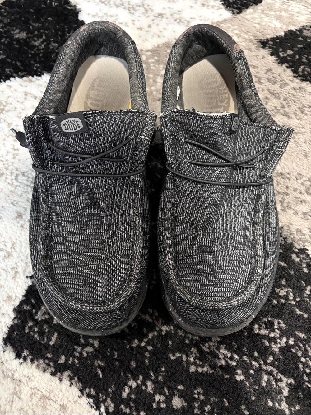 Hey Dude Men’s Slip-On Loafers in Charcoal